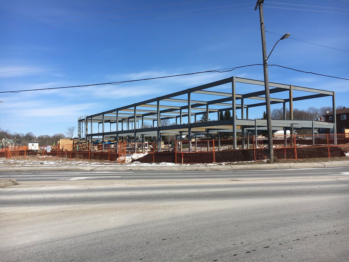 The structure is well underway at the new Affordable Housing/ Municipal Office Project in Lindsay, ON.