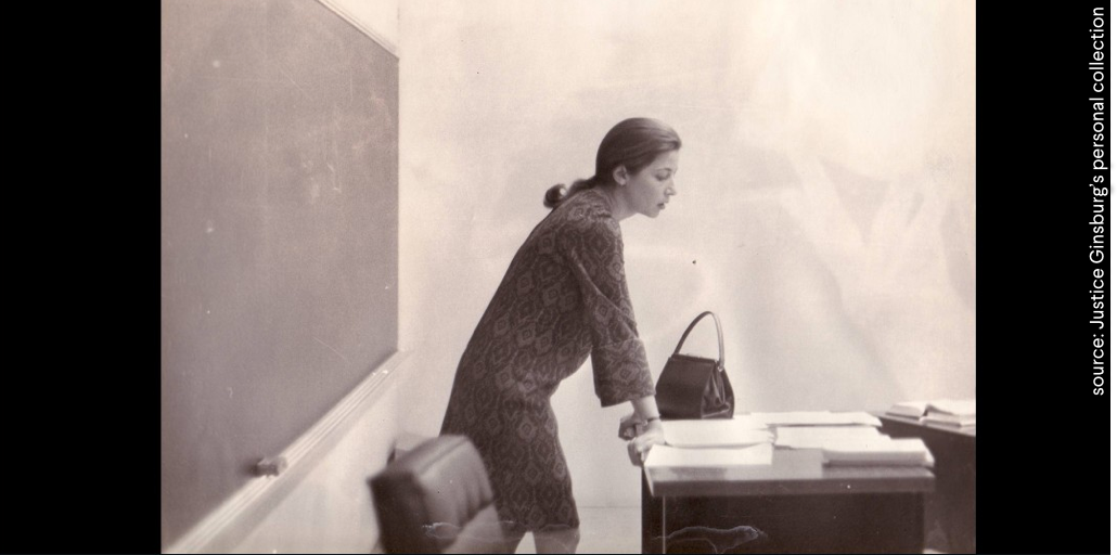 robinpowered's tweet photo. Wishing a supreme birthday to #RuthBaderGinsburg. She taught legal matters from this desk as the first tenured woman to be hired at Columbia University School of Law. #famousdesks https://t.co/imGX2rc0mN