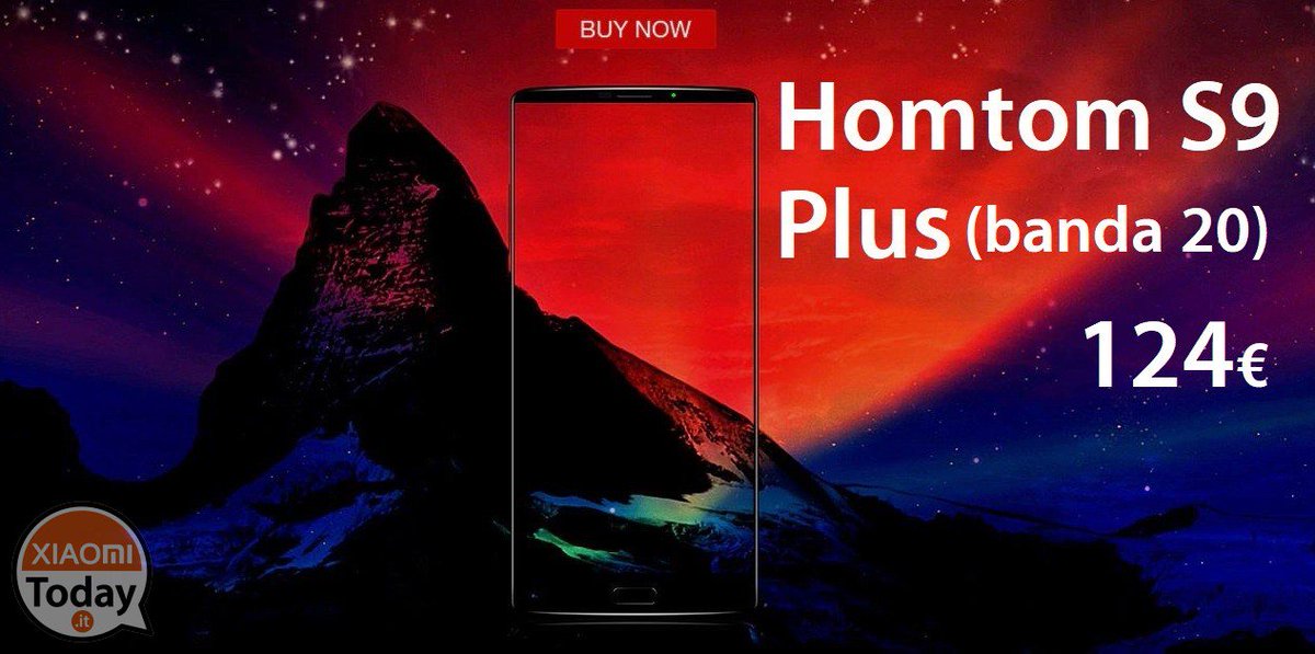 MiuiBlog's tweet image. #Offerta - #Homtom S9 PLUS 4/64 Gb (banda 20) a 124€ spedizione Italy Express Inclusa
#Xiaomi #S9Plus
xiaomitoday.it/?p=28053