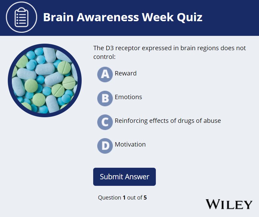 WileyBrainPsych's tweet image. Think you've learned a lot so far during #BrainAwarenessWeek  ? Assess your knowledge with our quiz! - ow.ly/cQu130iVp7C @EJNeuroscience @FENSorg