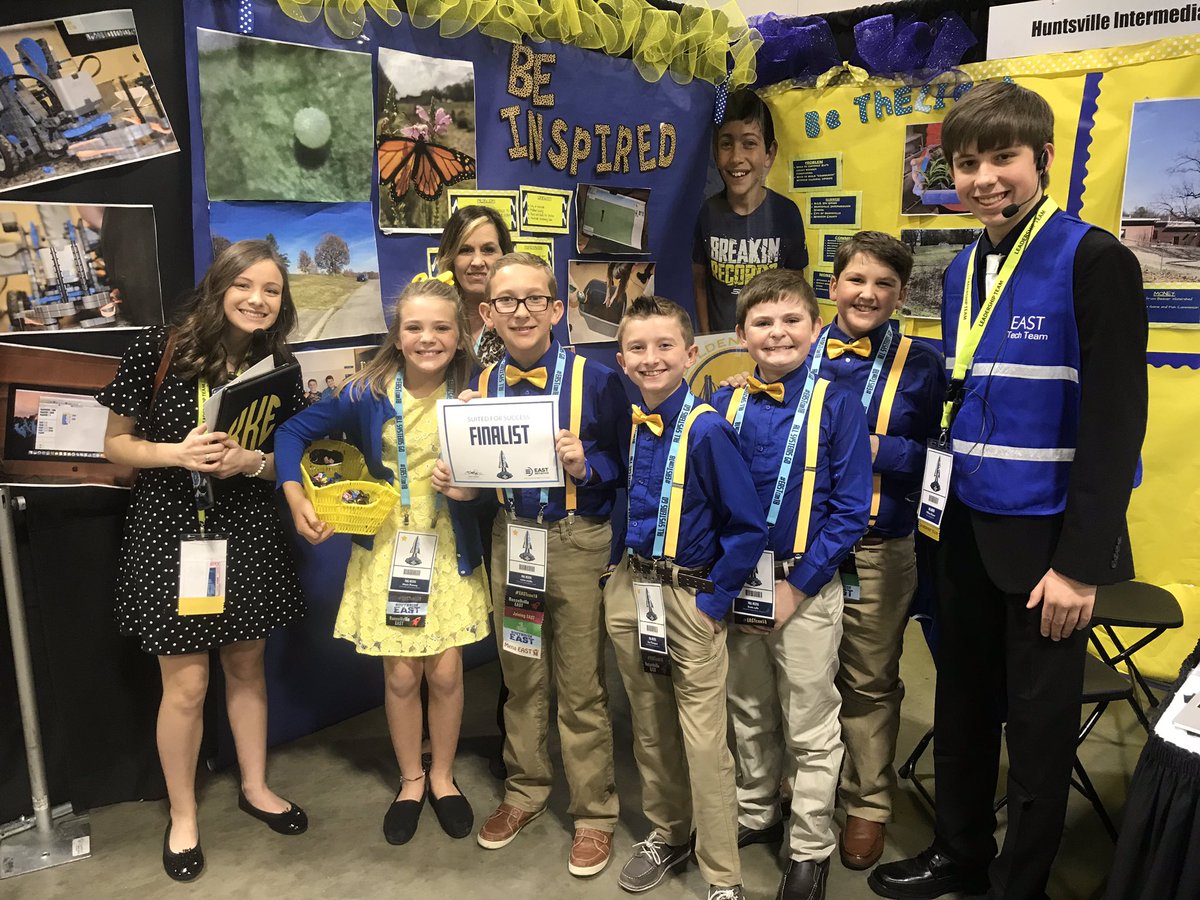 KenenaAPelfrey's tweet photo. Proud of HIS EAST students. First year to present and we have two "Difference Maker" awards, and we are a Suited for Success finalist. #EASTcon18 https://t.co/gvPBncQslL