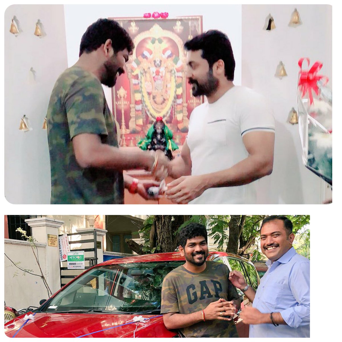 AlenJoseph001's tweet photo. • @Suriya_offl gifts a car to @VigneshShivN for #TSKSuccess 👌
Congrats @VigneshShivN anna #AnbaanaDirector 🎉
Waiting For Your Reunion 😍
💝💝💝
😘😘😘
🎊🎊🎊 https://t.co/RMQ7hDhTR6