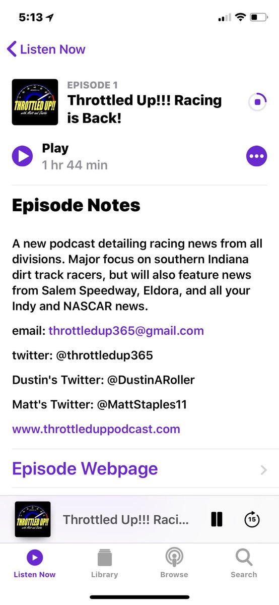 DustinARoller's tweet photo. Check out the Throttled Up podcast! First episode released today. If you’re a fan of racing especially on dirt this is the podcast for you! Huge shoutout to @kmo_music for allowing us to use his new song DIRT. @btownspeedway #Dirtracing #DirtTrack #LucasOilLateModels https://t.co/aUErTEfu9f