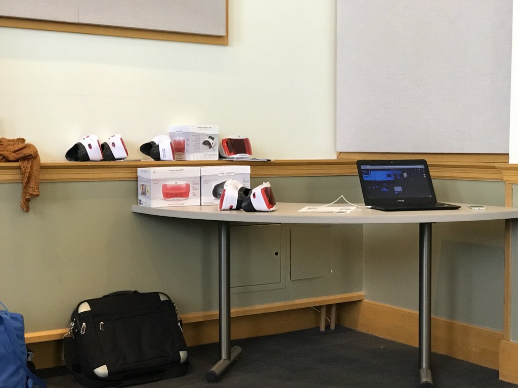 TurnbullChris's tweet photo. Exploring #ARVRinEDU at #LibTechConf @cospaces_edu https://t.co/QciCvgeTOX