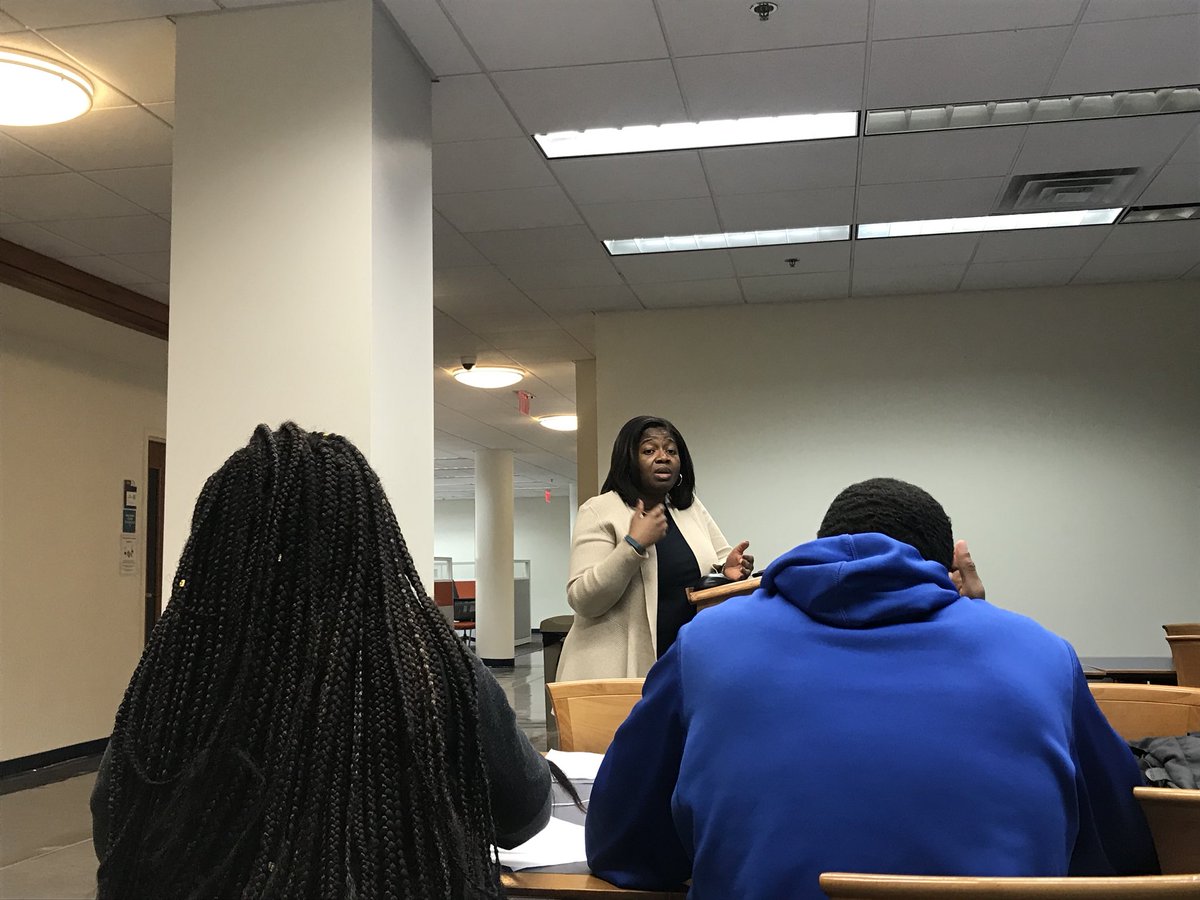 Mrs. Syndra Yancey leads this semesters’ final Career Expo Prep Session. Our Education Career Expo is in exactly one week!