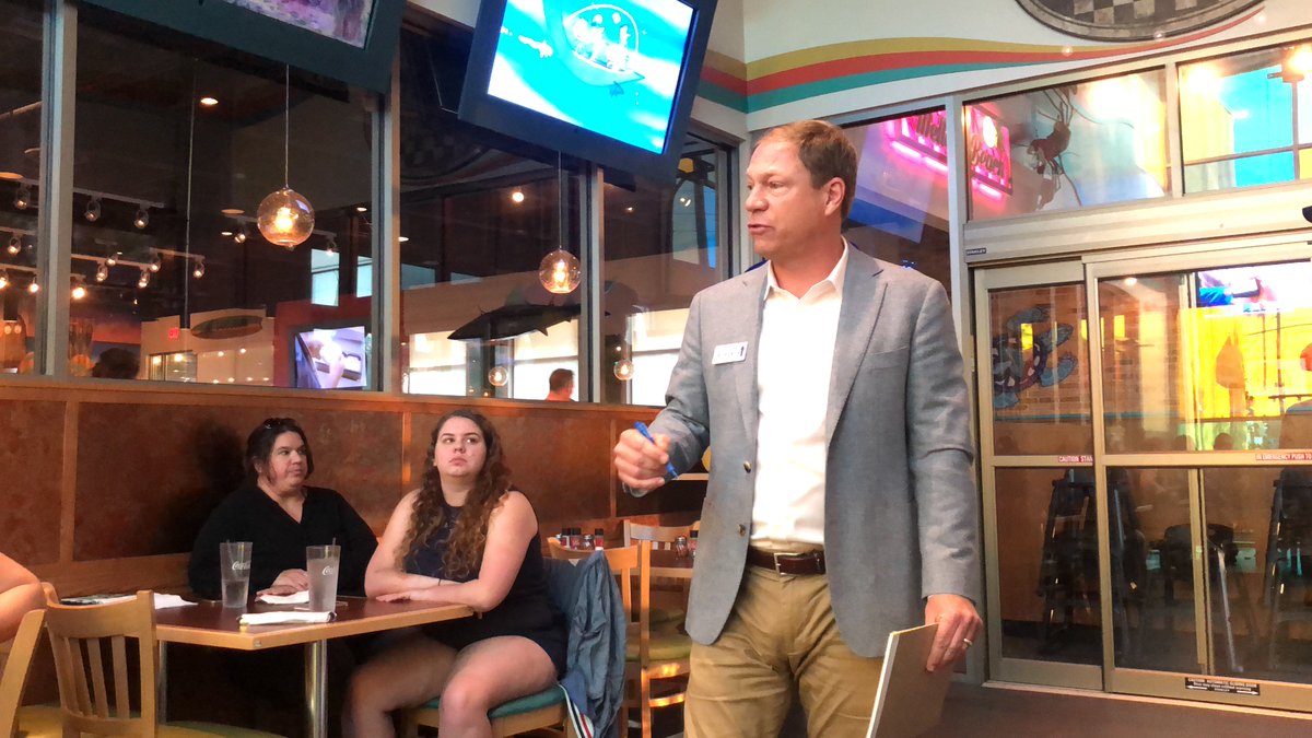 VoteUpchurch's tweet photo. Tuesday evening I had the opportunity to talk with the Volusia Young Democrats. Washington can really use the passion for issues that they show. Their leadership make me confident that our country’s future is bright. #VoteAugust28 #VoteUpchurch #FightForJobs #VYD https://t.co/fKtOKdUjDm