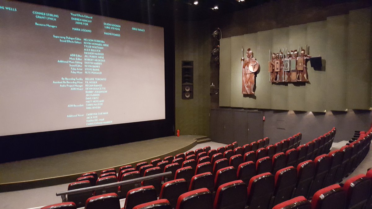 The movie theater is already empty, but I just could not leave. Re-watching "The Shape Of Water" after Oscars, and still have to listen to the final tune till the end.

#movies #Theater #Oscars2018 #ShapeOfWater #GuillermoDelToro #BestPicture #Drama #fantasy #Cinema #Baltimore