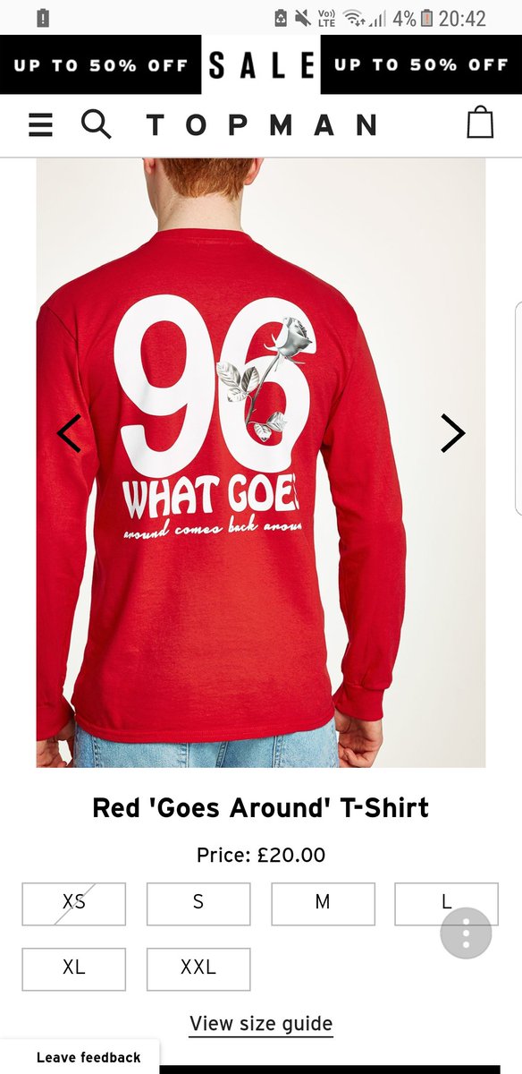 Nicci107's tweet photo. @Topman absolutely disgusting and so disrespectful. #JFT96 https://t.co/JDyH49v9du