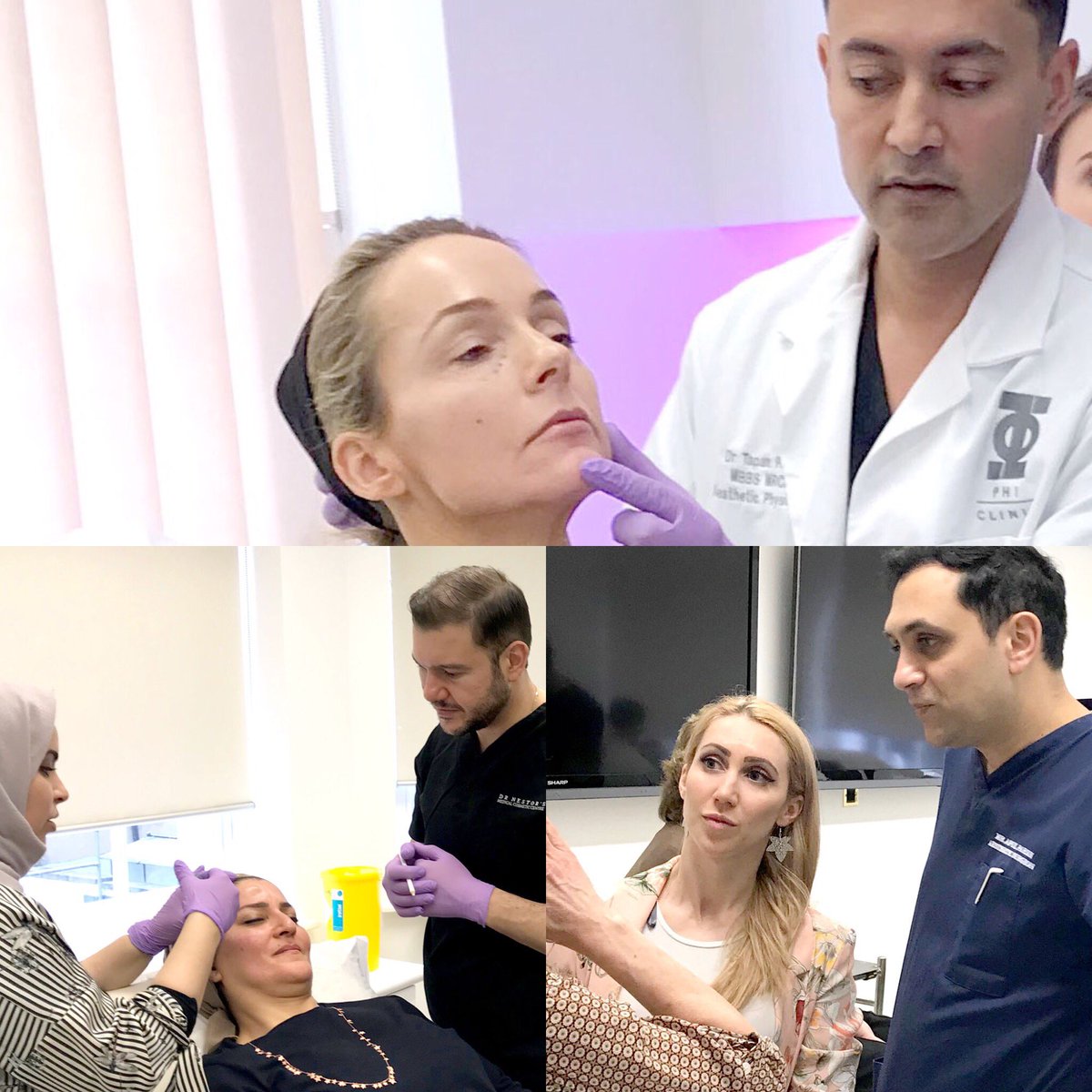 e_mastr's tweet photo. Regular training is vital in the cosmetic medicine industry, and we saw a great example of hands-on 🎓education done right. Dr Tapan brought a team together for a brilliant teaching and learning experience, with @ApulParikh @drbenjidhillon @DrNestorD @DrJohannaWard https://t.co/RJzwHOrQYN
