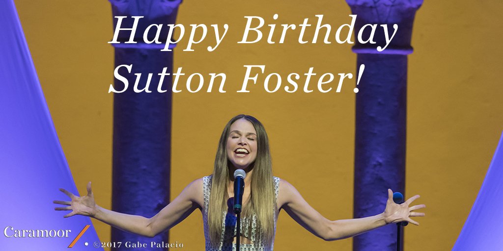 We want to wish a very happy birthday to Sutton Foster! ( 