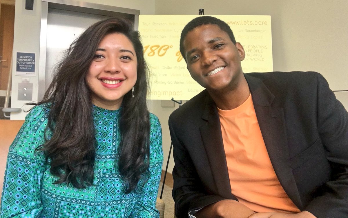 MattScottGW's tweet photo. Tonight, in celebration of @LearnServe’s 15th birthday, I’m proud to share @alessandraclara’s interview from #SECON2018 at https://t.co/zZ7GkPp2vu. Check it out! We gave a ton of shout outs and YOU might be one of them! #StartsWithMe https://t.co/9FYLfaasRE