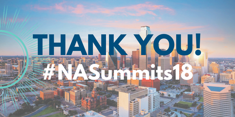 ntlalliancehlth's tweet photo. THANK YOU to our speakers, sponsors, and attendees. We hope you share what you've learned, and continue the conversation! #nasummits18 https://t.co/8oFprLPP7y