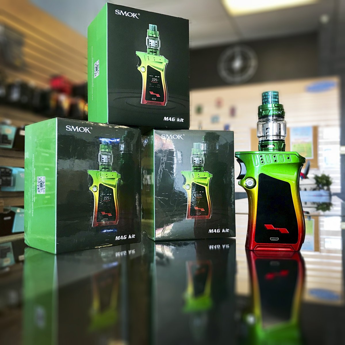 ecigcribCR's tweet image. SMOK's Mag Kit and V12 Prince coils have arrived with more color options on the way!
#SMOK #tfv12 #Princetank #coils #magazine #mod #magkit #green #sweet #vapeshop #coonrapids #ecigcrib