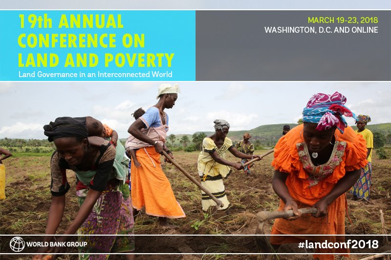 WorldBankAfrica's tweet image. The #SDGs now track two land indicators disaggregated by gender. Learn how gendered #landdata can help equalize access to land assets for women. Join us for a LIVE discussion on 3/21 @ 12:30pm EDT #landconf2018 bit.ly/2Iq7qYN