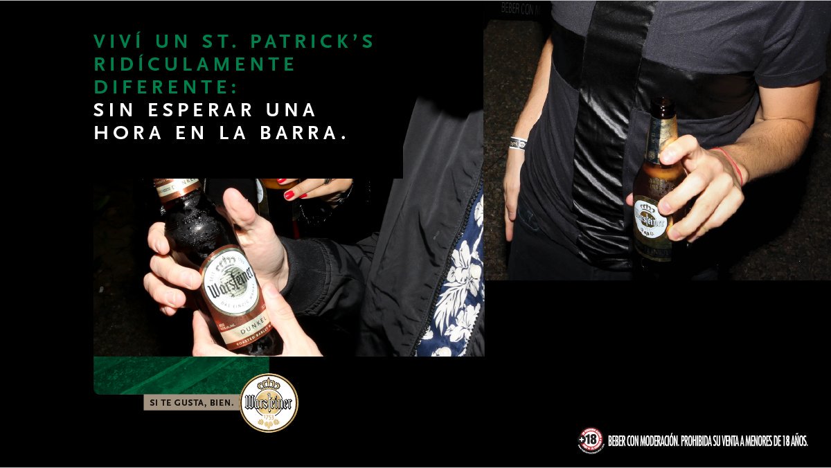 El 17 de marzo festejamos St. Patrick’s en Forest Dan (Av. Maipú 3297)