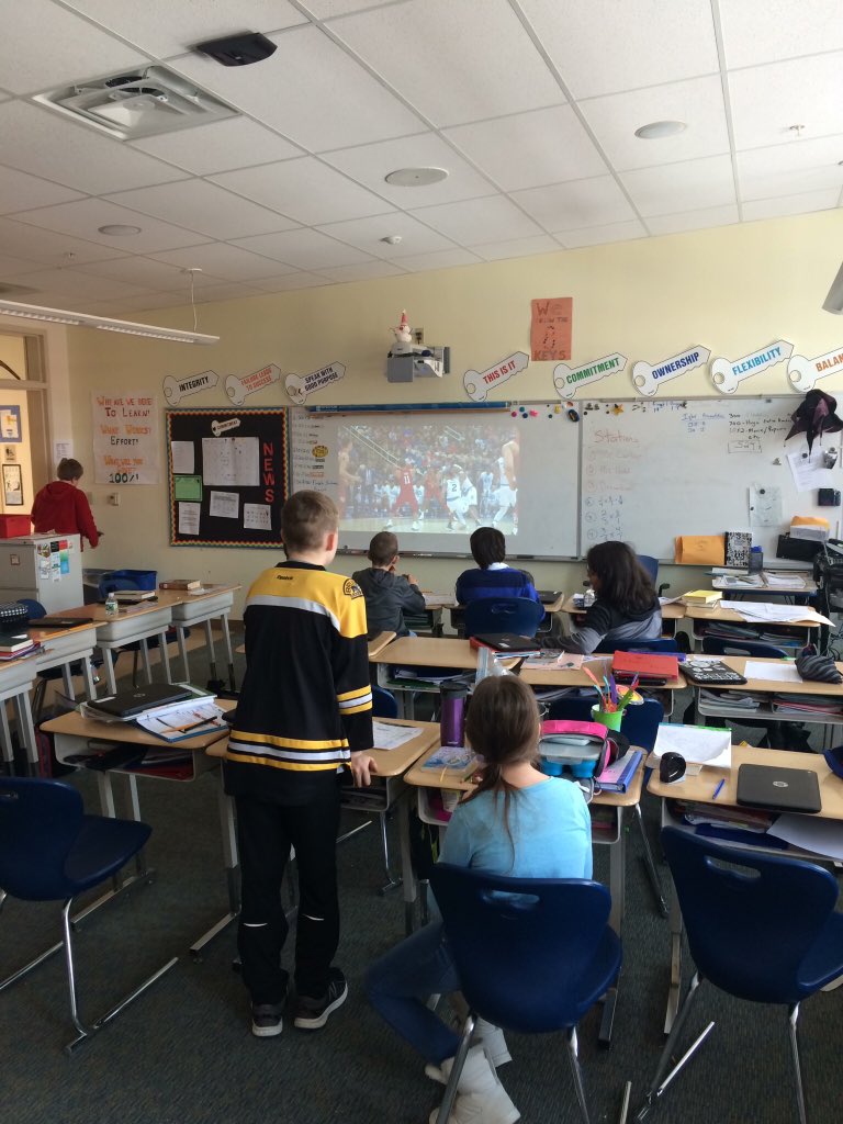 mrcarter2322's tweet photo. Our annual tradition of watching March Madness during lunch!
#mrcartersclass2017 #ncaa #MarchMadness https://t.co/qgbQHQb4M1