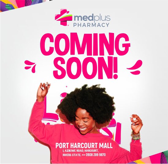 MedplusPharmacy's tweet image. Hello PH! Medplus Pharmacy opens this tomorrow at Port Harcourt Mall, 1,Azikiwe Road, Port Harcourt, Rivers State. 

Call 09082899870 for more details. See you there!

#newstore #samebrand #medpluspharmacy #genuine #medicalproductspecialists #portharcourt #riversstate