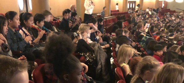 heronspecials's tweet photo. Thurston 4th Graders got to "Come to Play" with the Ann Arbor Symphony Orchestra.  We had so much fun playing our recorders and singing with them!  @a2so @a2Thurston @4thThurston https://t.co/qEQsevOCnF