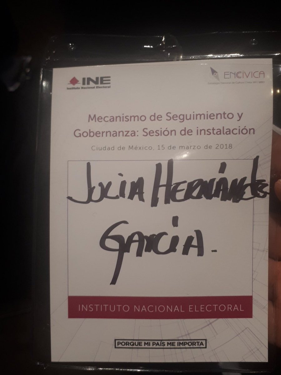 La ciudadanía se empodera de abajo hacia arriba,  y en el actual proceso con Encivica @lorenzocordovav ... Su ejecución busca recuperar confianza ciudadana en Inst @MarcoBanos ... Revisar qué hemos hecho y qué podemos hacer @INEMexico y OPLE'S @CZavalaP