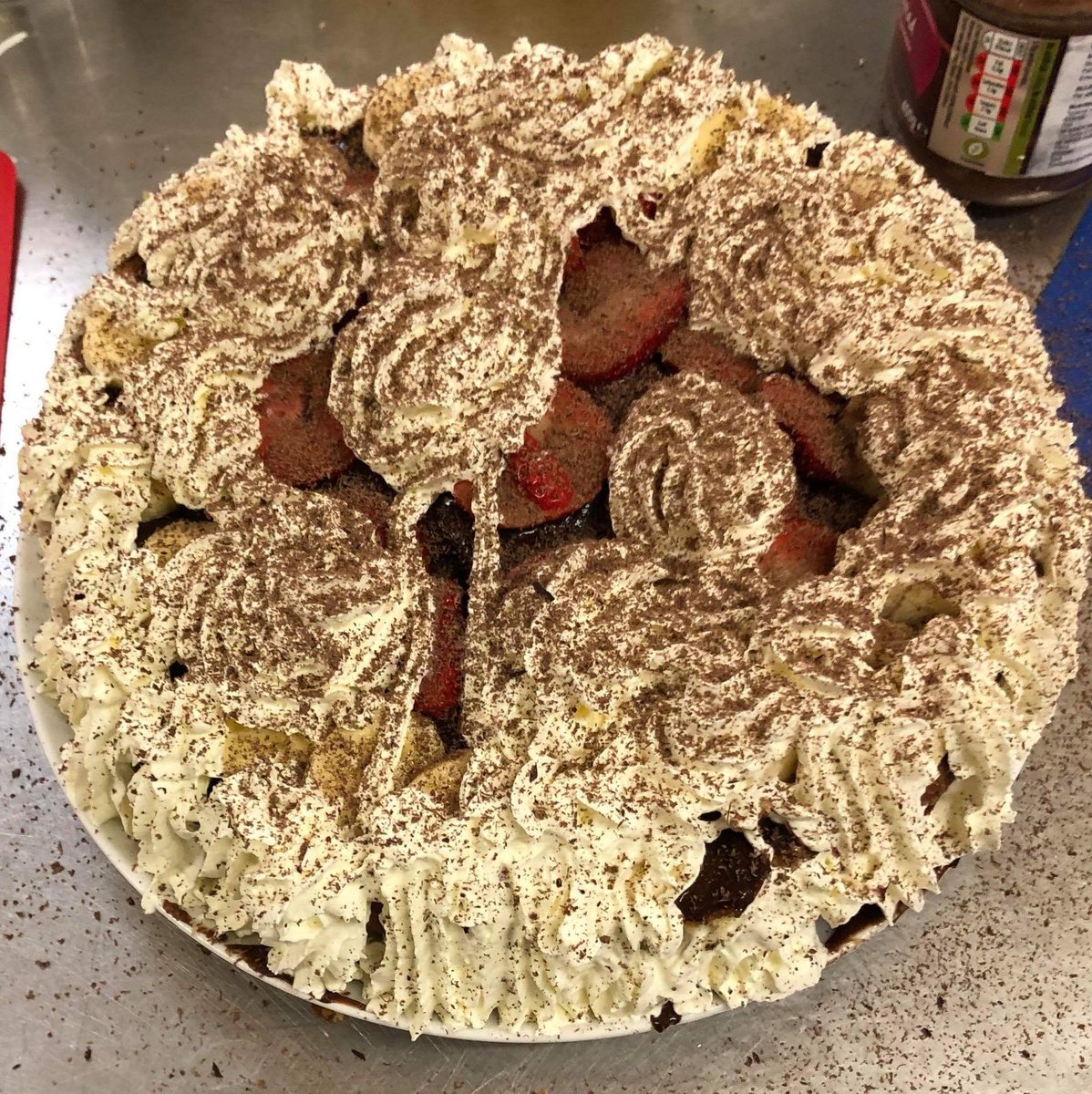 Two of our volunteers made cakes for our guys and girls today, they went down a treat