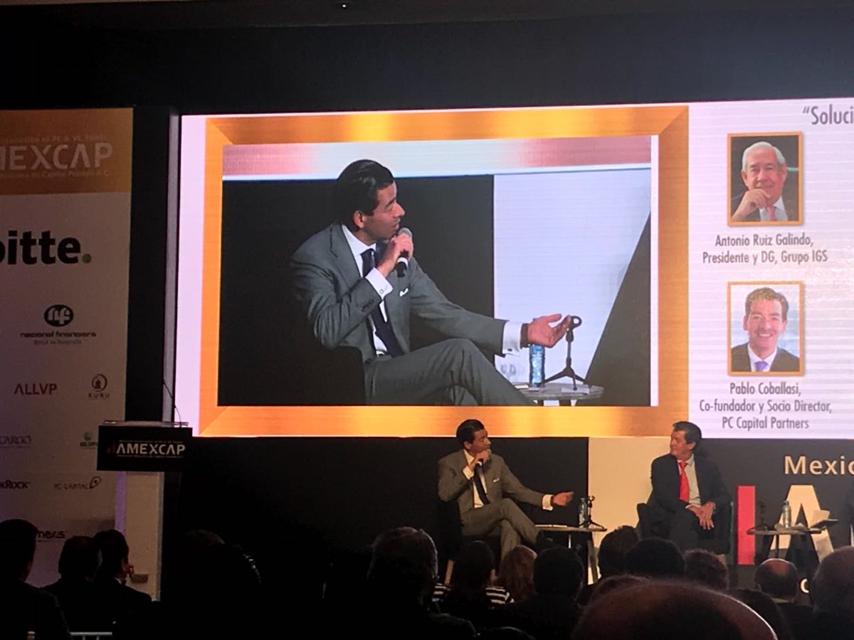 PC Capital is present in the #13SummitdecapitalprivadoenMexico of <a href="/AMEXCAP/">AMEXCAP</a> with one of our Managing Directors <a href="/pcoballasi/">Pablo Coballasi</a> sharing his perspective on Mexico's Private Equity market liquidity solutions.