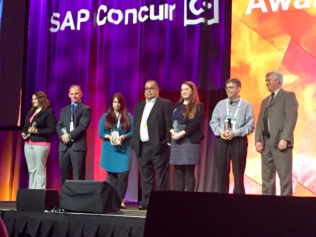 jessicamshapiro's tweet image. .@SAPConcur 2018 Innovation Award winners. Congratulations! #SAPConcurFusion