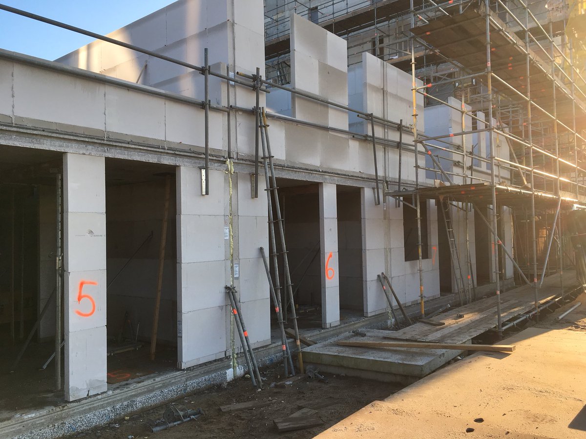 Ook aan de Contrescarp wordt gebouwd #stadswoningen #Haventuin10 #Noorderhaven #Zutphen