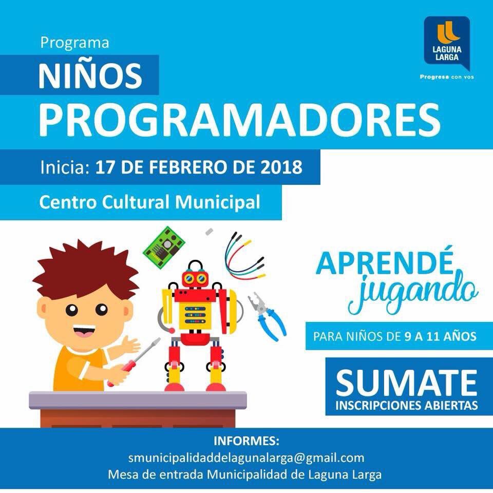 fedegarciaok's tweet photo. #InnovaLabs. Impresiones 3D y Robótica tienen cada vez más preponderancia en nuestras vidas. En #LagunaLarga, llevamos a los niños la posibilidad de conocer estas tecnologías, a través del #CursoDeRobótica @MICyM_Cordoba @IrenePrestiweb @GuiAsis https://t.co/LoYyzbnAxc