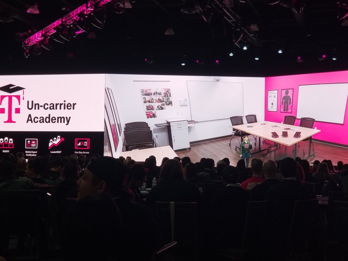 Excited to learn about T-Mobile's Un-Carrier Academy! Great presentation @Hilary_D_M! #UnstoppableTour #AreYouWithUs