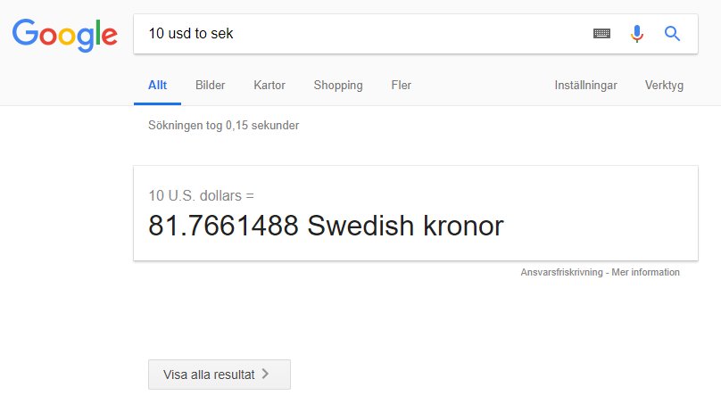 Ytterligare exempel. #svSEO