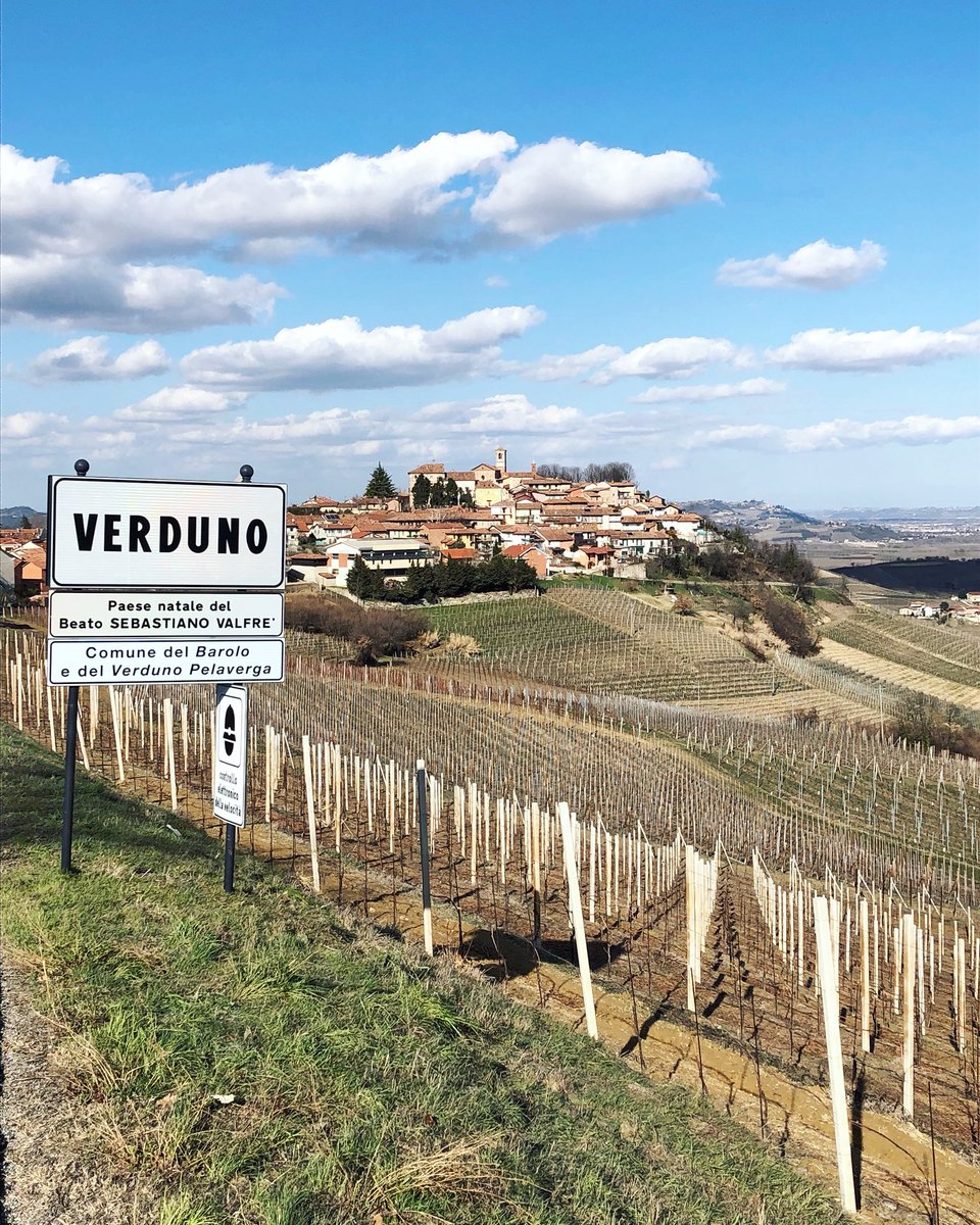 home of pelaverga &amp; the most elegant barolos....verduno! marvellous early spring day in paradise #barolo #burlotto #fratellialessandria