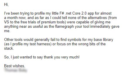 Codetrack4Net's tweet image. These are the mails you want to get when you put your your time in a project. 👍