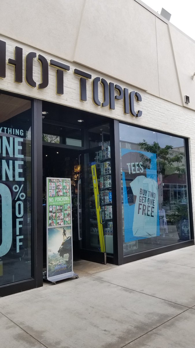 jankenpop's tweet photo. Thanks @HotTopic for bringing BTS merch within our reach.  Please bring more!!! The guy at the Kapolei store was chill! @BTS_twt
 #BTSxHotTopic https://t.co/lxrCILj8GD
