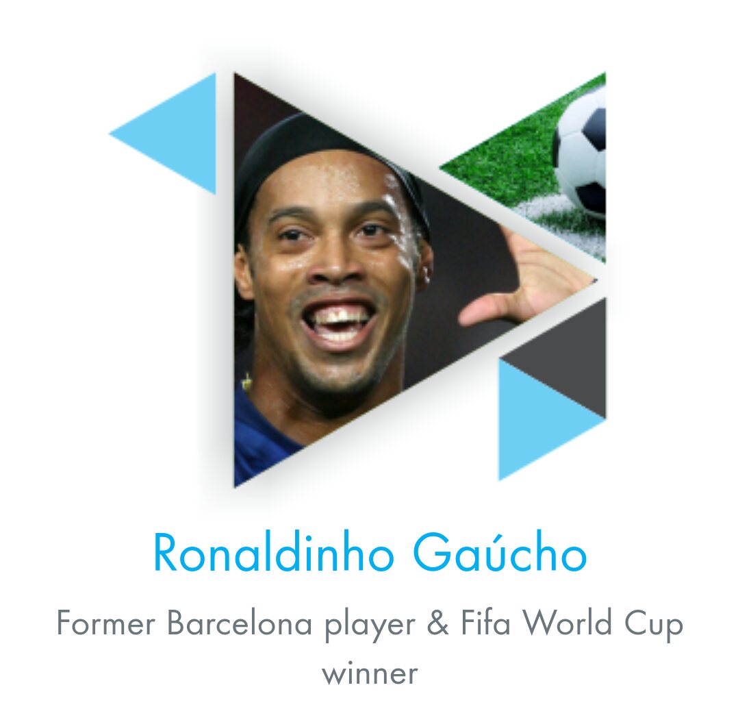 mrshadows96's tweet image. Ronaldinho da bizden #sportyco destekcisi