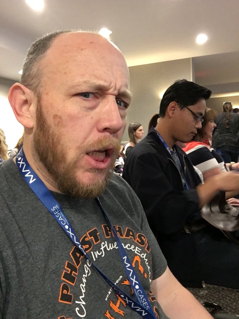 JHensley_DPHS's tweet image. Is #cue18 too much? So many great things happening today and it’s only 10:15 am. #TakeGoodNotes #TeamPJUSD