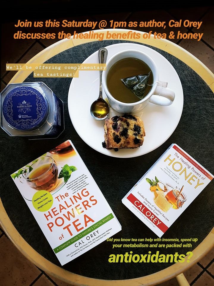 Barnes & Noble (5555 S Virginia St, Reno, NV)
Cal Orey Saturday @1 pm for author event! Come by sample delicious tea! 🍃🍵
#bnbookpassion #BNBUZZ #bnauthorevent #calorey #barnesandnoblecafe #barnesandnoble #barnesandnobleevents #tea #honey #supportlocal #localauthor #renoevents