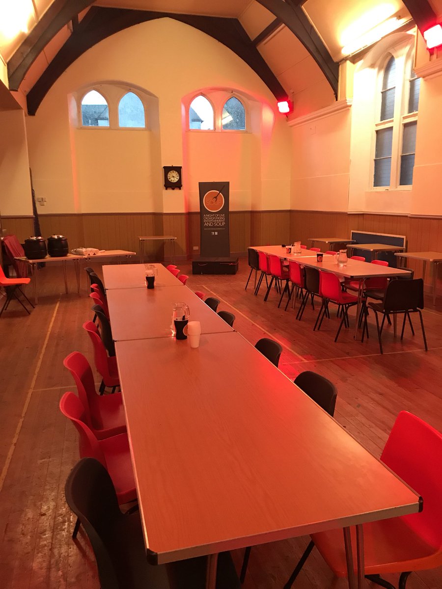 Getting ready for tonight’s soup!  Still some spaces left if you want to join us for the #powerofsoup 6.30pm old high church HALL on academy street, Inverness. £5 donation on the door.