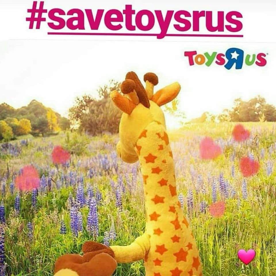 crzpri's tweet photo. To all of our followers, PLEASE HELP US SAVE TOYS R US!!!
#savetoysrus #trubruplazalasamericas #idontwannagrowup #iwannabetoysruskid #cmonletsplay #geoffrey #toysrus #babiesrus #rusfriends #ruskids #rusbabies https://t.co/MUgk3Nb7Ej