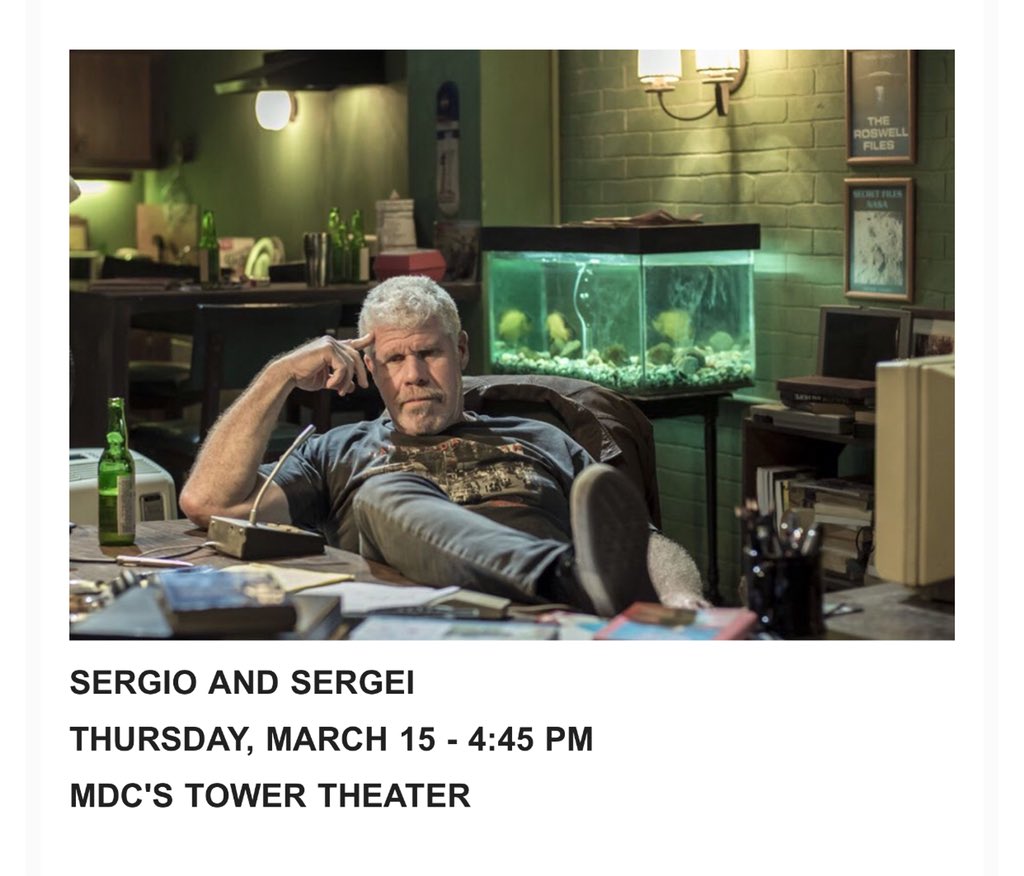 MiamiFilmFest's tweet photo. Due to poplar demand, we've added these new screenings! To purchase tickets, please go to the venue box office starting today, March 15 with SERGIO AND SERGEI @TowerTheaterMIA. See you at the movies! #MiamiFF https://t.co/s0cRLHCvR6