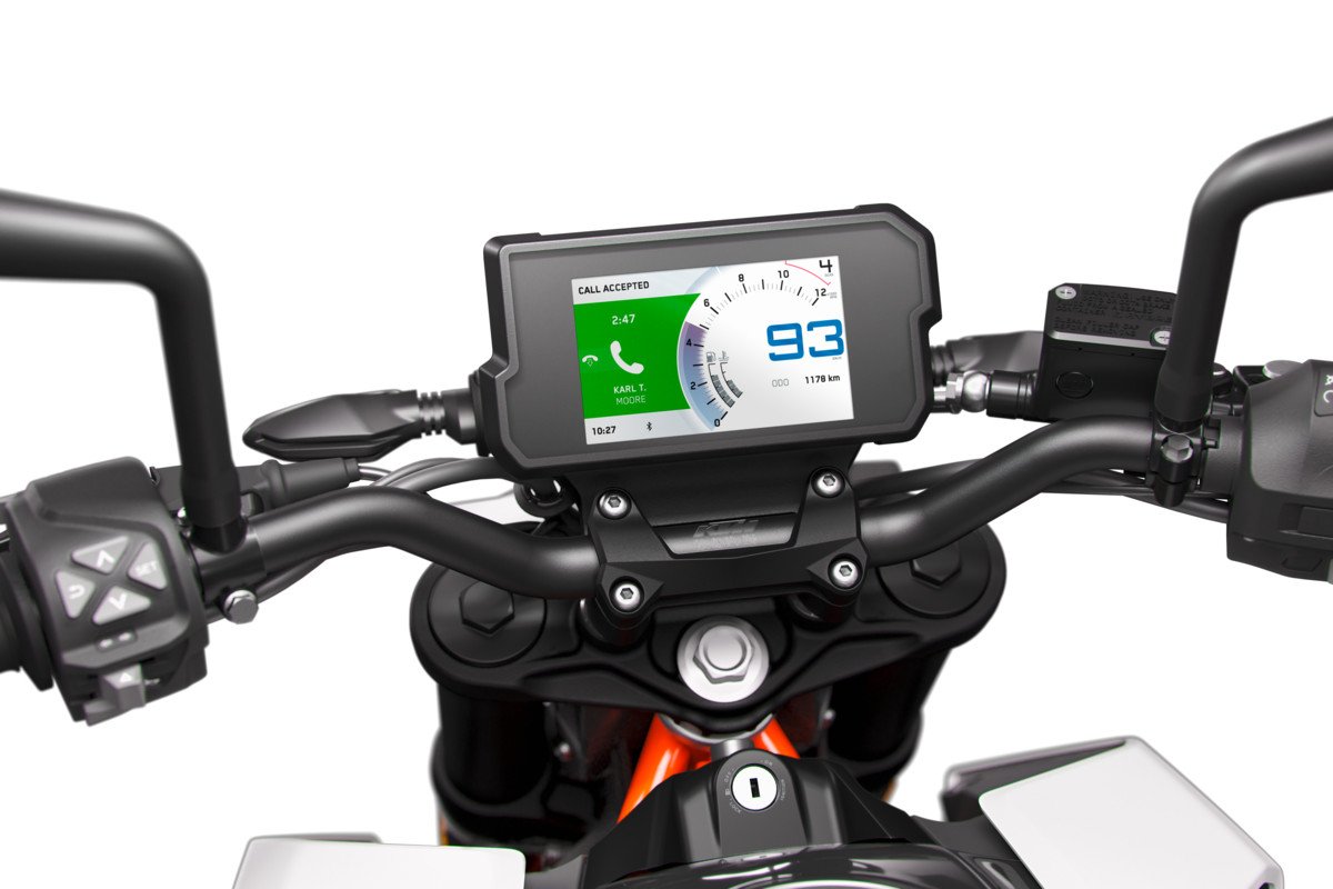 KTMUSA's tweet photo. KTM MY RIDE with Music and Phone comes equipped for activation on the KTM 390 DUKE, KTM 1290 SUPER DUKE R, KTM 1290 SUPER ADVENTURE S and KTM 1290 SUPER ADVENTURE R models. #KTM #READYTORACE #KTMMYRIDE https://t.co/HD5k5Pd8Zo