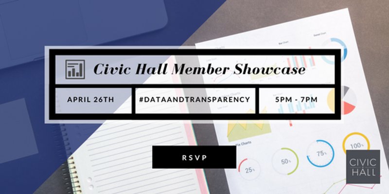 CivicHall's tweet photo. 🔎April's #DataAndTransparency member showcase features members who working with #data, #analysis, and/or #transparency, including @heatseeknyc, @smoldata, @askpluto, @iRescUapp, @readsludge, &amp; @AshleyTallevi, Ph.D. 📊 
Join us 4/26: https://t.co/P7NKerHtlL https://t.co/jDIG6hFTj7