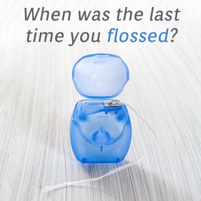 toothtweetenDDS's tweet photo. When was the last time you flossed? Flossing should be a daily habit - not only to keep your breath fresh, but to also prevent gum disease. https://t.co/XUsBGrEuL1