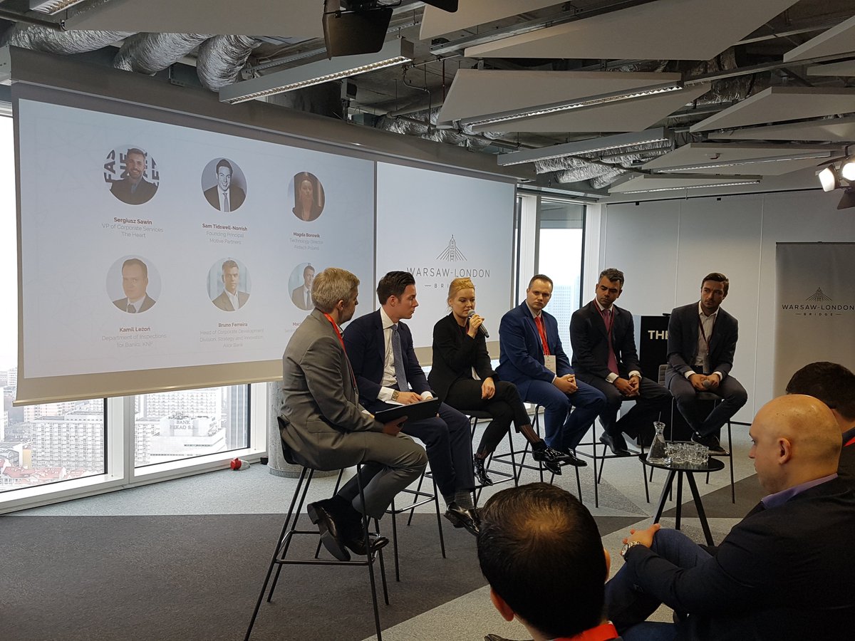 Boosting 🇵🇱 and 🇬🇧 #fintech #start-up collaboration at Warsaw-London Bridge event organised by <a href="/ukinpoland/">UK in Poland 🇬🇧🇵🇱</a> and <a href="/TheHeartTech/">The Heart</a> as part of 🇵🇱-🇬🇧 Year of Entrepreneurship, Science &amp; Innovation #YESI @AmbassadorKnott @MPiT_GOV_PL @MC_GOV_PL <a href="/motive_partners/">Motive Partners</a> @beisgovuk