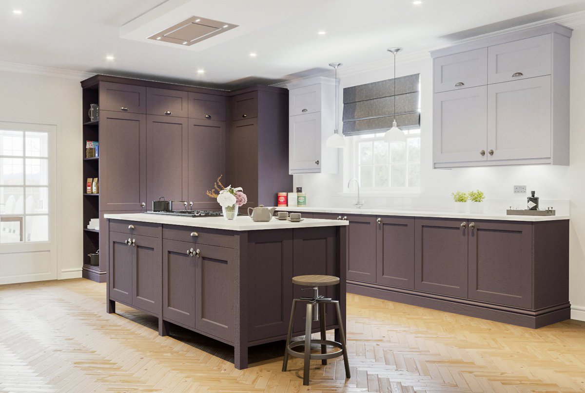 LochAnnaKitchen's tweet photo. *SNEAK PREVIEW*
We're launching even more new bold, beautiful colours in May! The Georgian kitchen pictured is Damson mixed with Lavender and it's been turning heads at LochAnna HQ 😍

Keep an eye out for more of our new colours in the coming weeks 👀 #newkitchen #kitcheninspo https://t.co/evS3zVJm4a