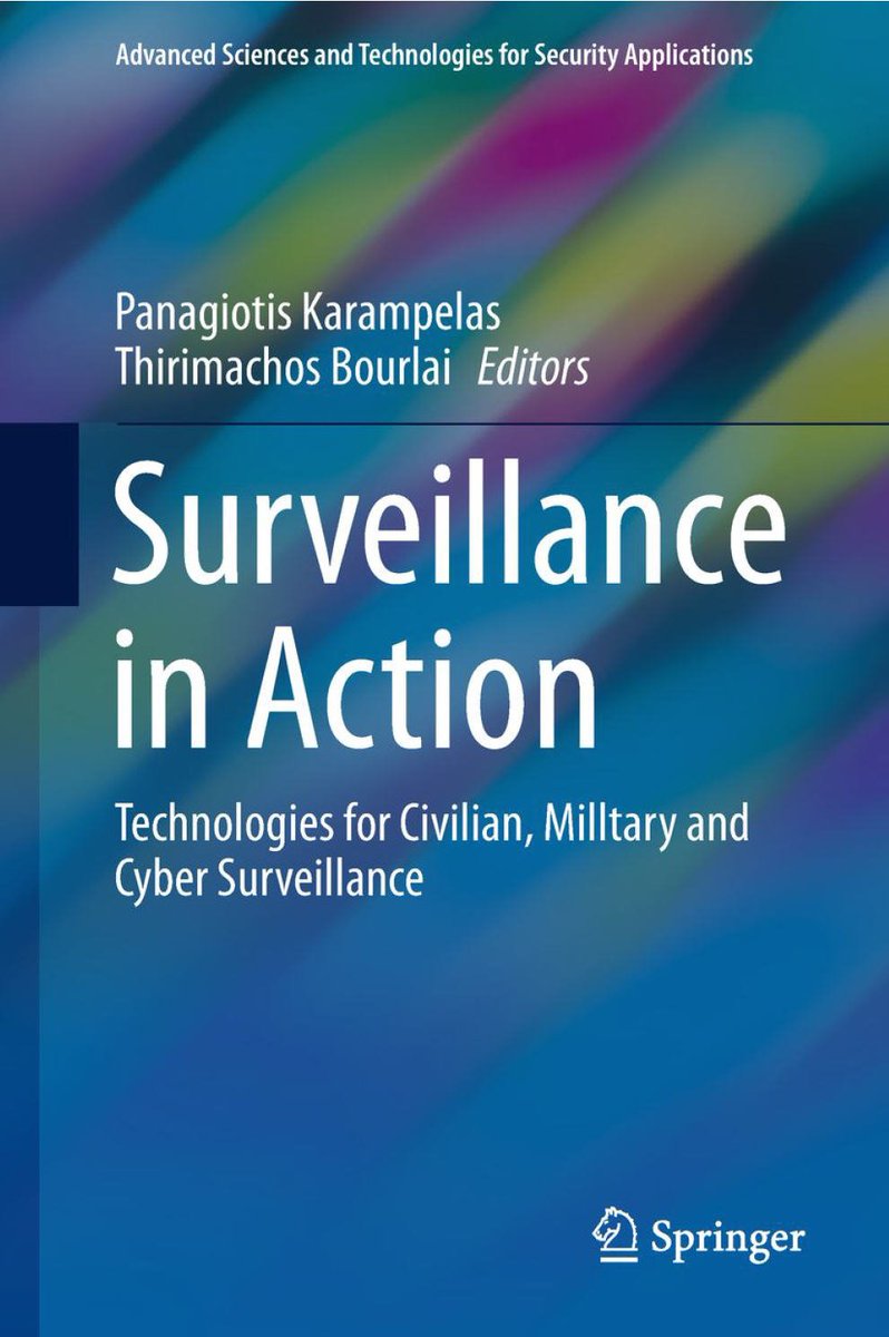 CITeR_Research's tweet photo. CITeR Researcher , Thirimachos Bourlai (WVU) has a new book out - Surveillance in Action! More information can be found at https://t.co/ohrPWNZGSV https://t.co/RRWezG7Ovd