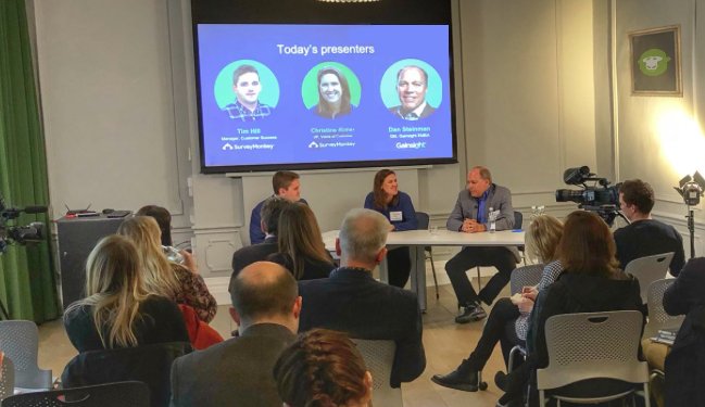 ReportGorilla's tweet photo. Pleased to attend the @SurveyMonkey @GainsightHQ CX CS event in London. Great discussion about the power of #CX. https://t.co/oJehyKShpA