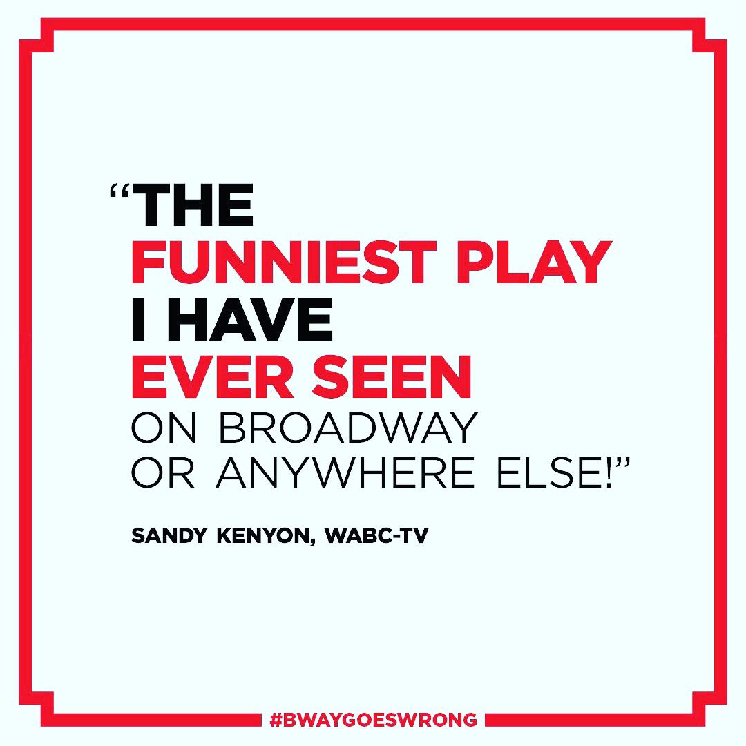Gleafpro's tweet photo. But did he like it?!?!
#SandyKenyon
#BwayGoesWrong https://t.co/e9T43wH7iQ