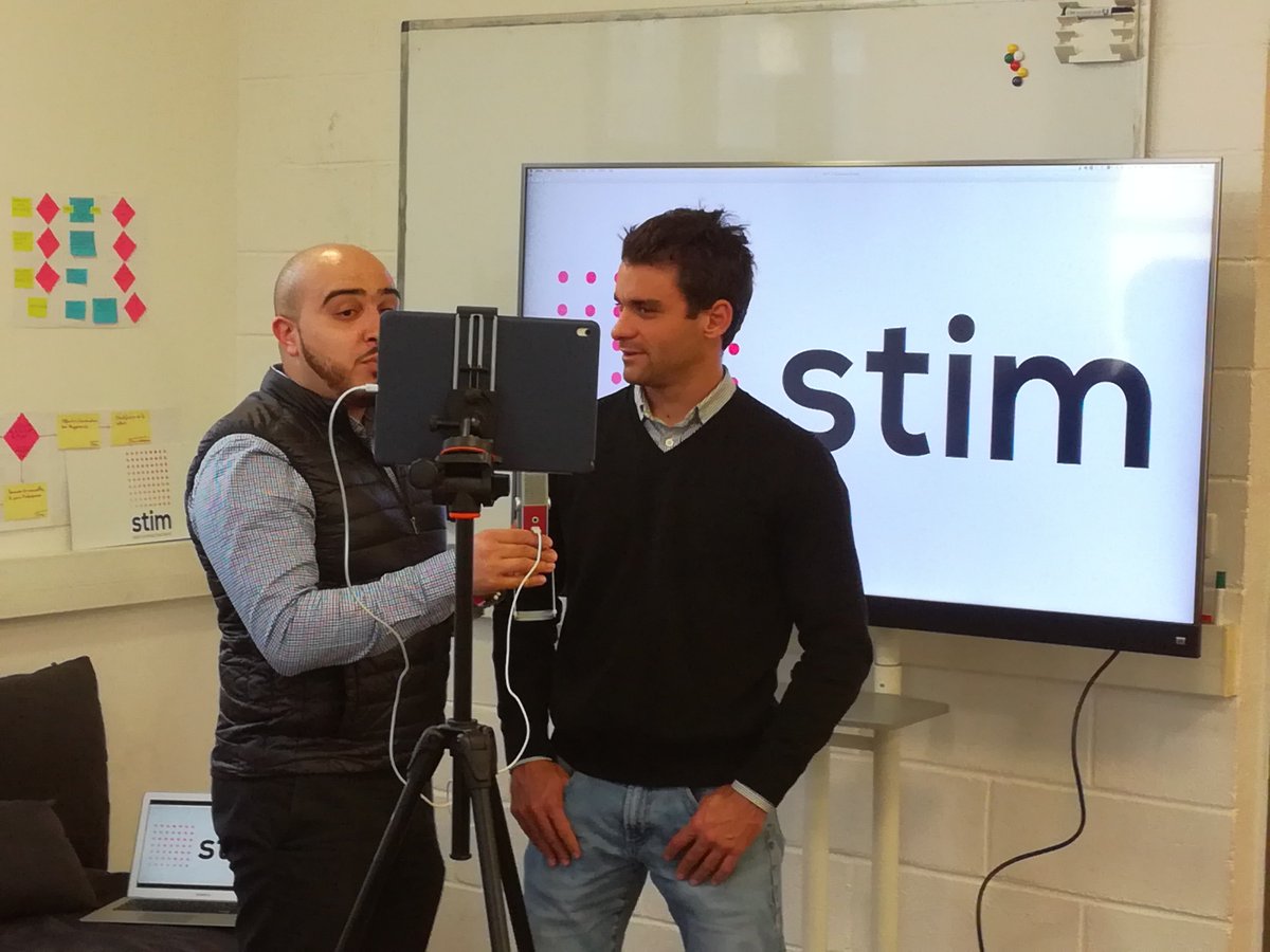 Wearestim's tweet photo. Thanks to all participants of #SafariParis18 for coming to discover Stim and to @Startuplive_ for their interview with @Frederic_Arnoux ! #DisruptiveInnovation #CKMethod https://t.co/n2nrgBefGA