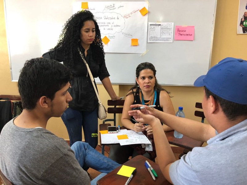 UNICEFNicaragua's tweet photo. Intercambio con estudiantes de la Universidad Del Valle sobre #Voluntariado por la niñez. https://t.co/3ftNNg5TxR