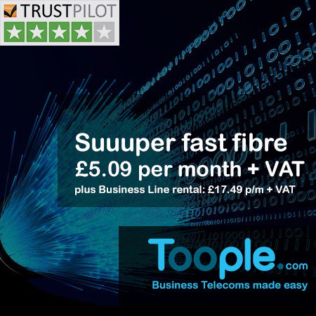ToopleTelecom's tweet image. Fibre Lite Fresh Plus
✔ Up to 40 mbps download speed
✔ 12 months contract
✔ Free static IP (if required)
✔ Totally unlimited usage
✔ UK business support centre
toople.com/c/fb/fibre/
#SmallBusiness #businessbroadband #broadband #fibre